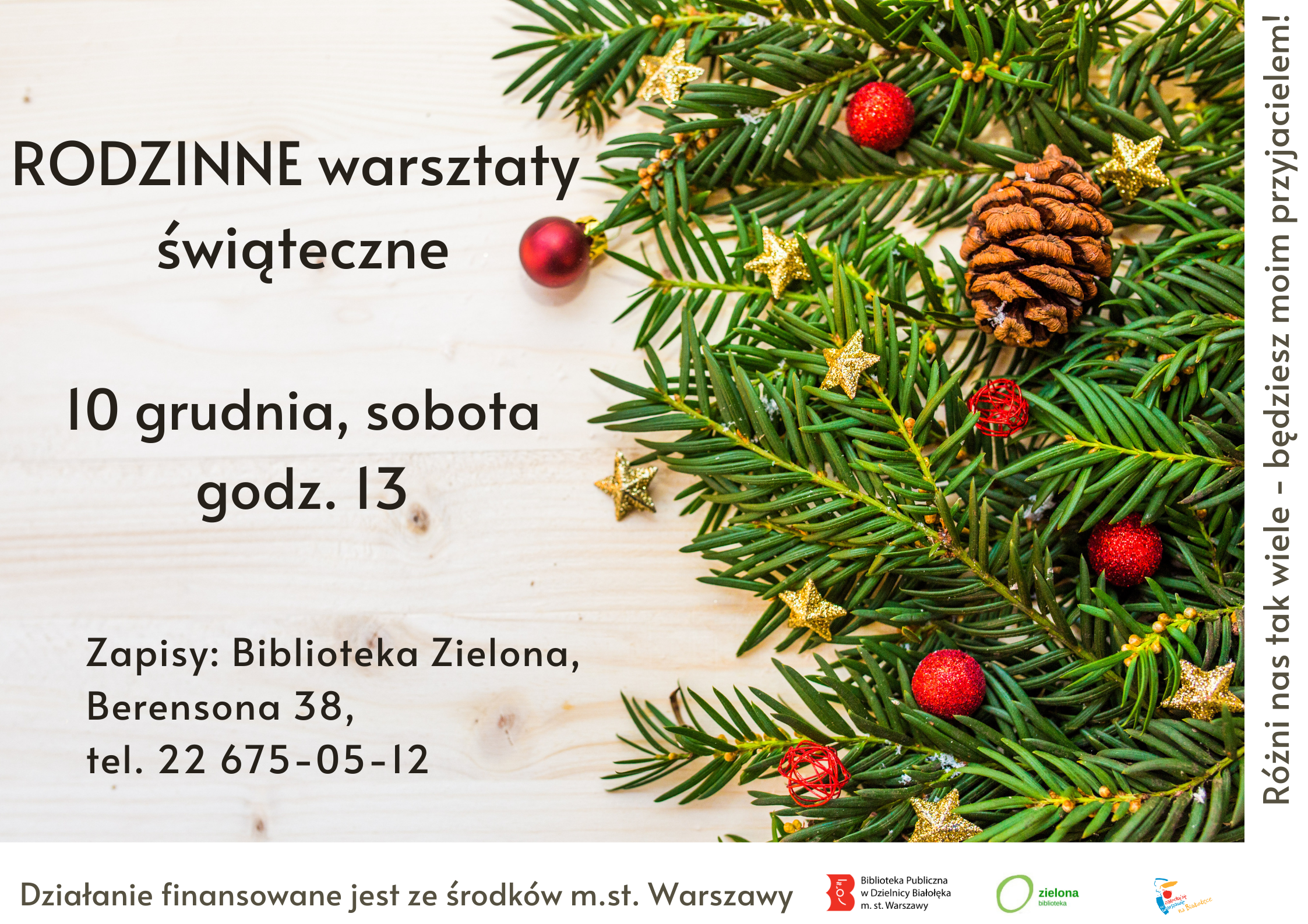 Read more about the article Rodzinne warsztaty świąteczno-florystyczne