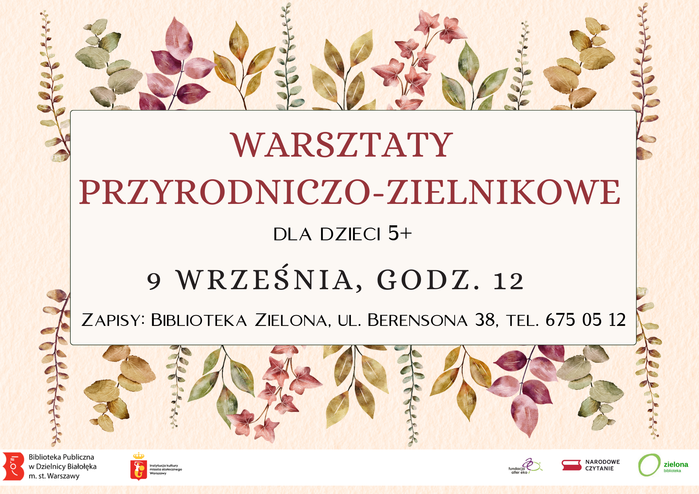 Read more about the article Warsztaty przyrodniczo-zielnikowe w Zielonej.