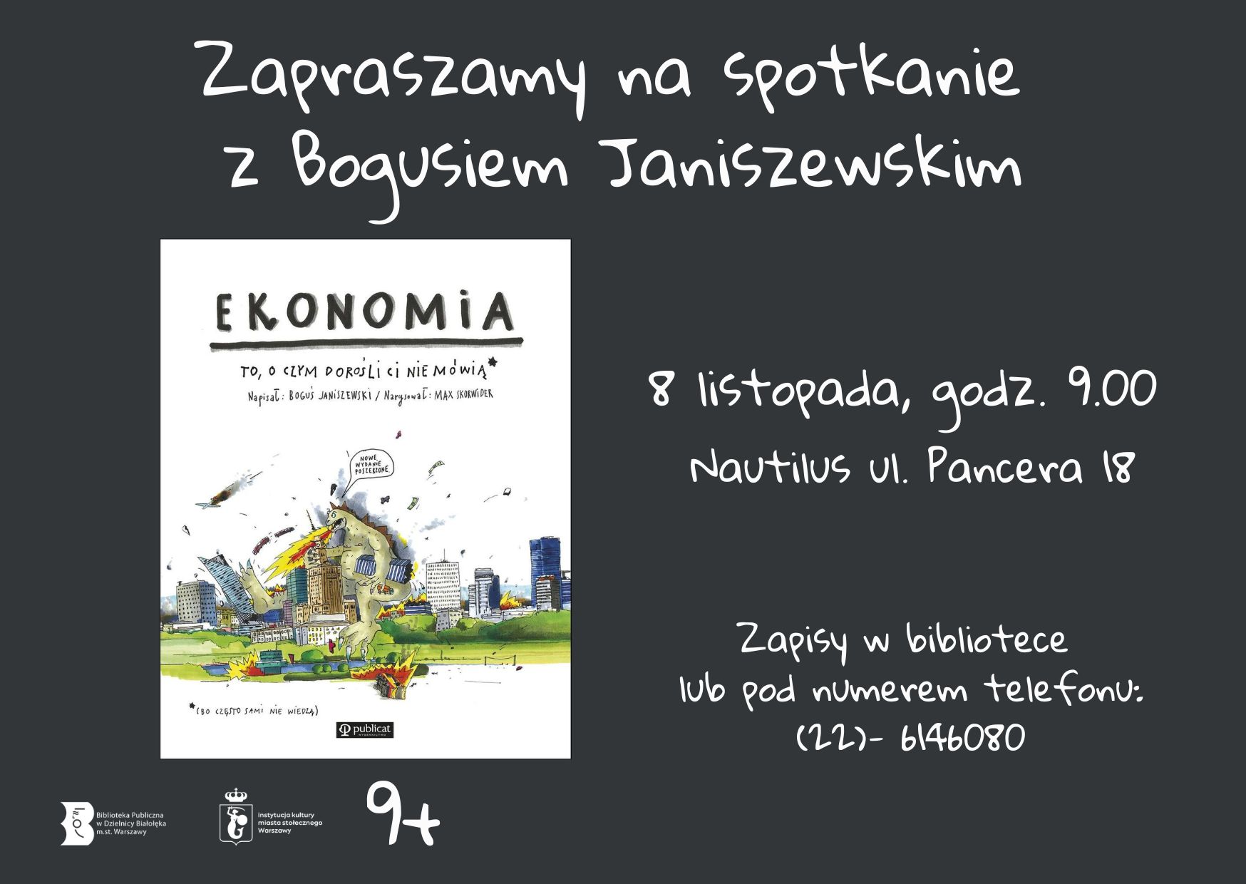 Read more about the article Ekonomiczne spotkanie z Bogusiem Janiszewskim. Nautilus zaprasza!