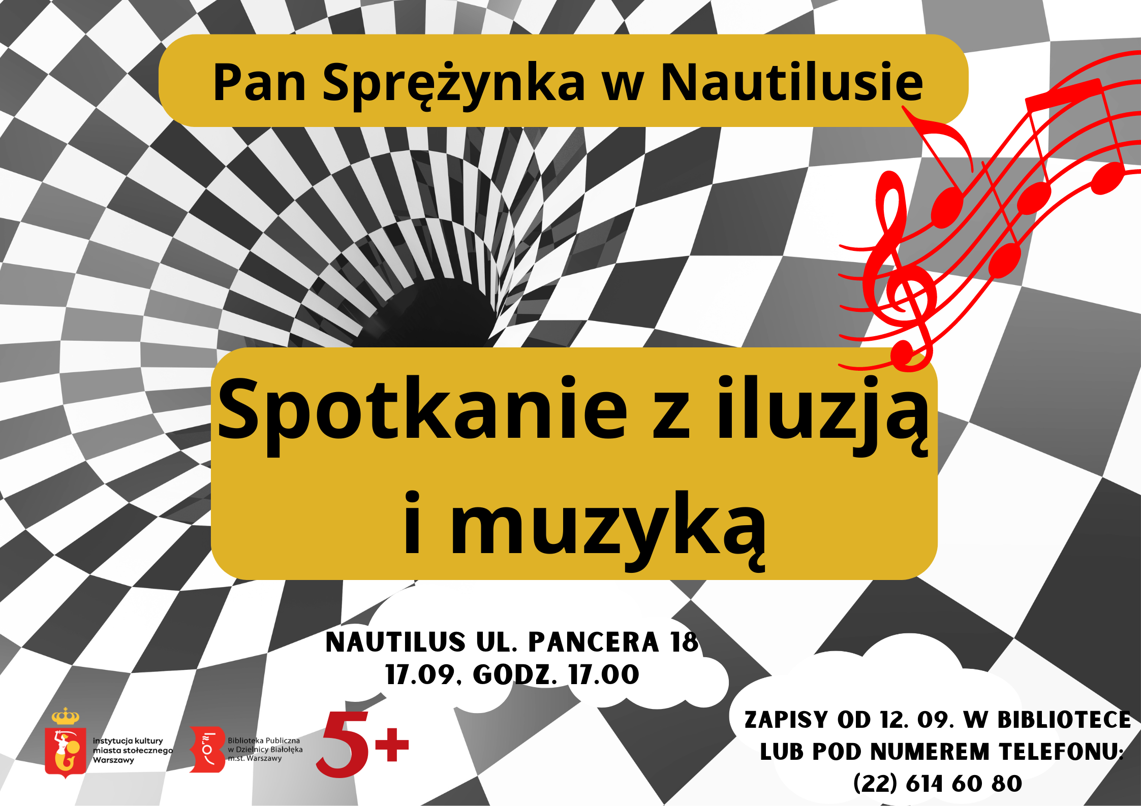 Read more about the article Spotkanie z iluzją i muzyką. Pan Sprężynka w Nautilusie