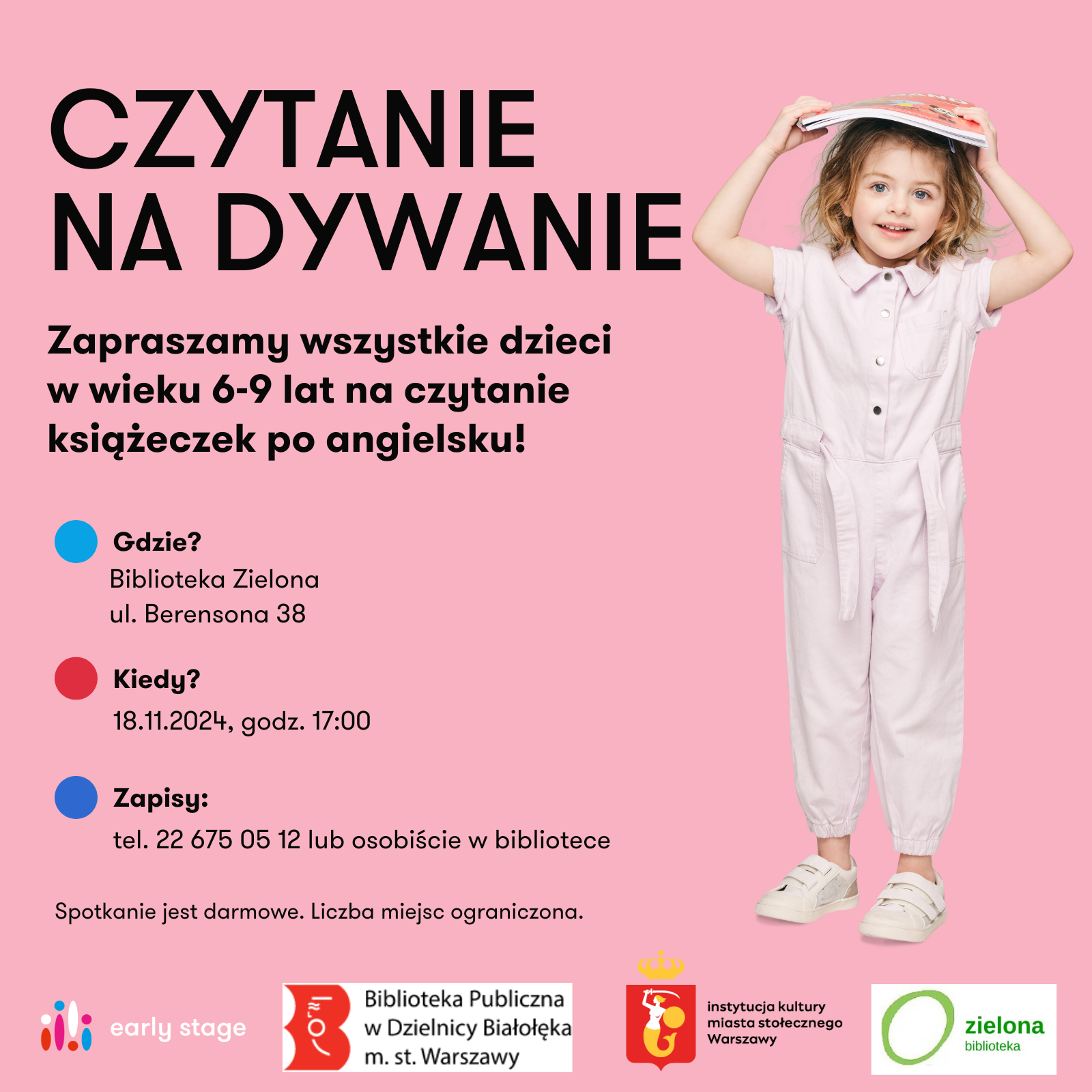 Read more about the article Czytanie na dywanie w Zielonej