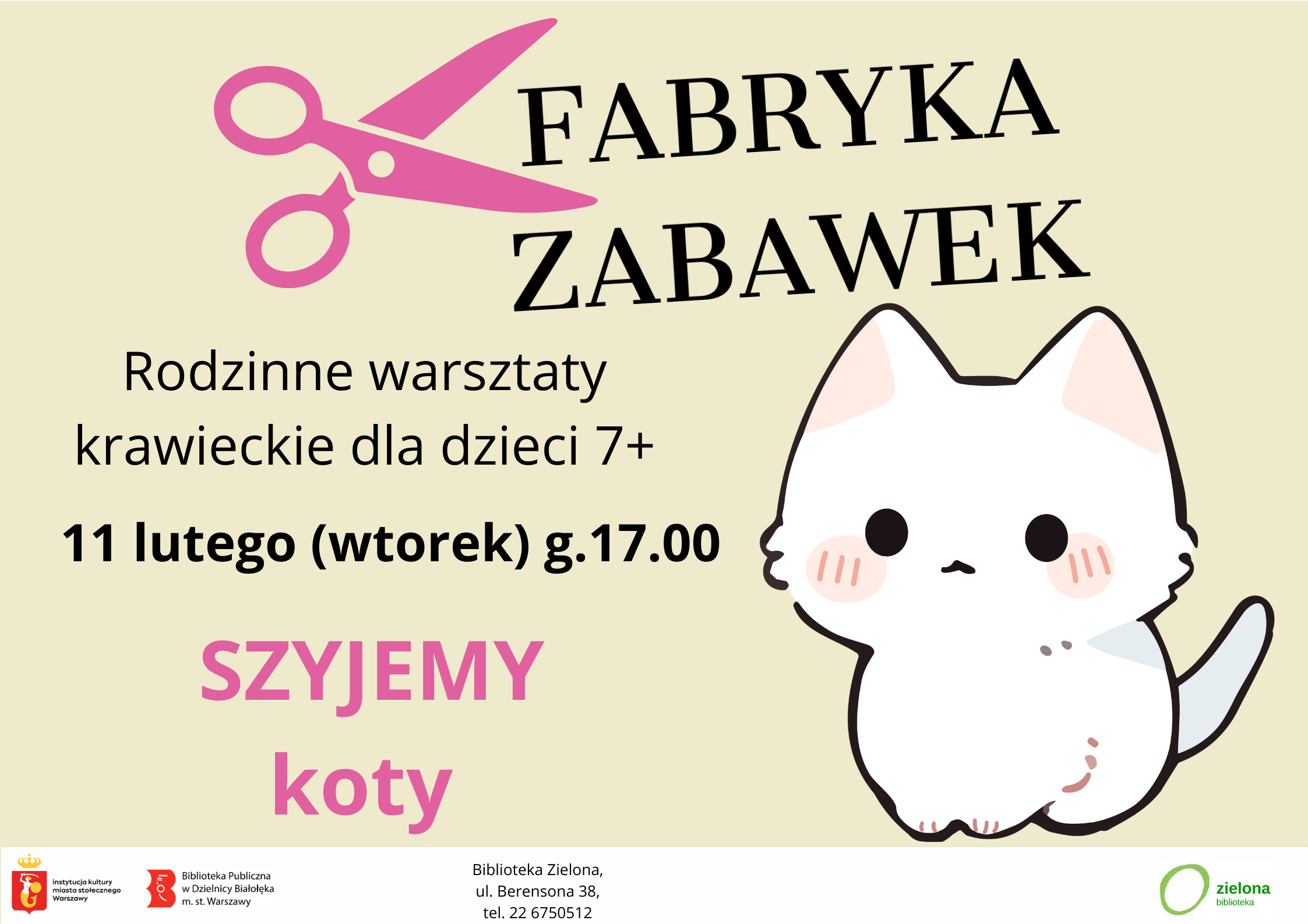 Read more about the article Fabryka zabawek w Bibliotece Zielonej.