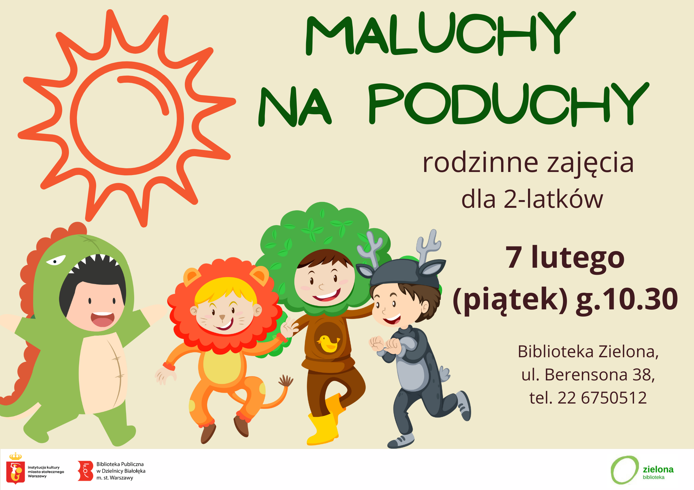 Read more about the article Maluchy na poduchy w Bibliotece Zielonej.