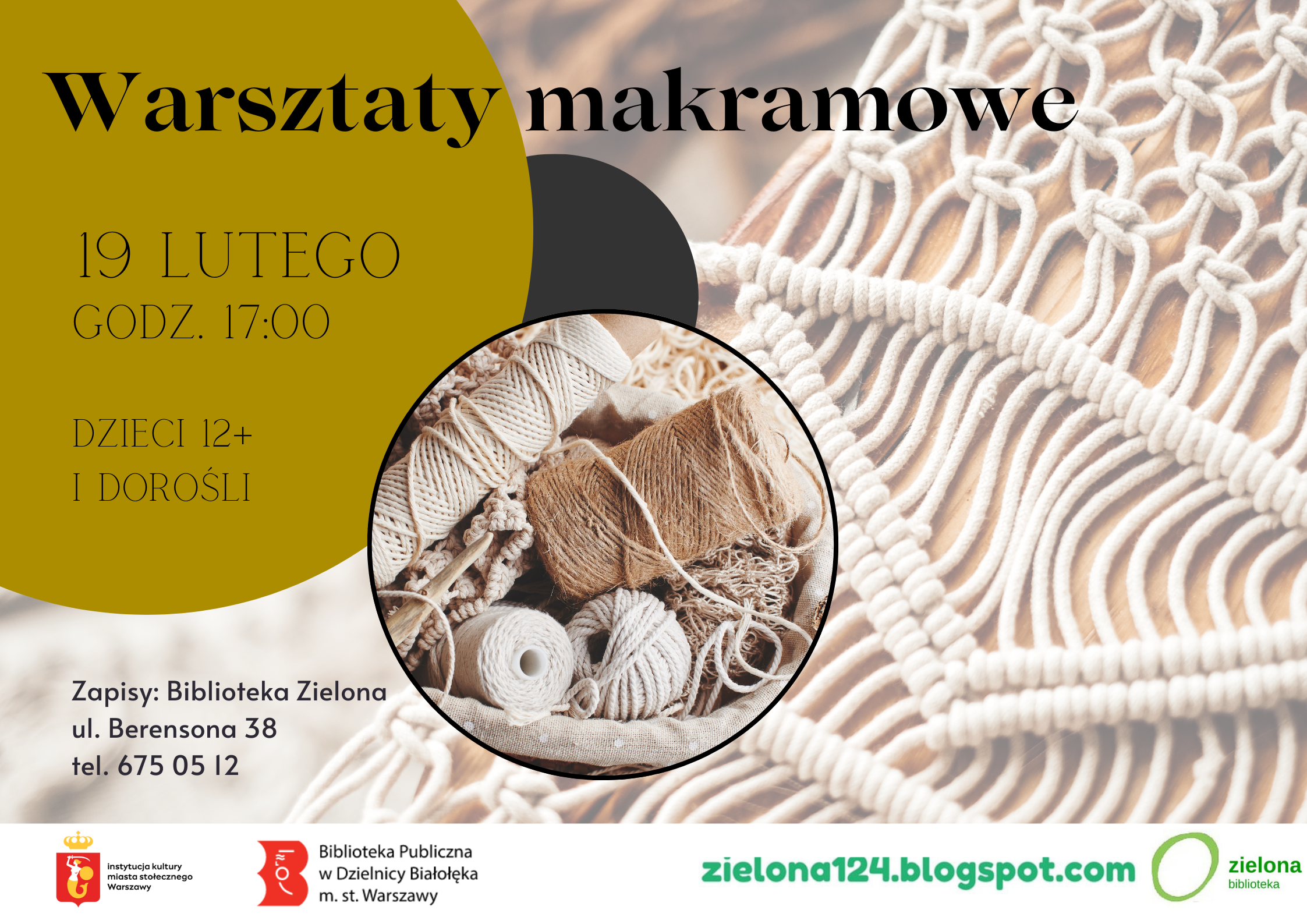 Read more about the article Warsztaty makramowe w Zielonej