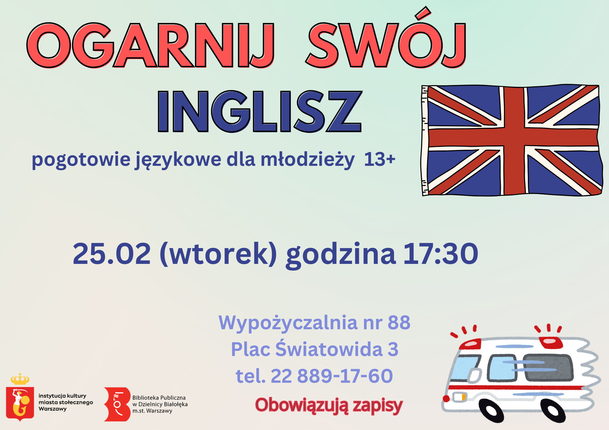 Read more about the article Ogarnij Swój Inglisz – pogotowie językowe