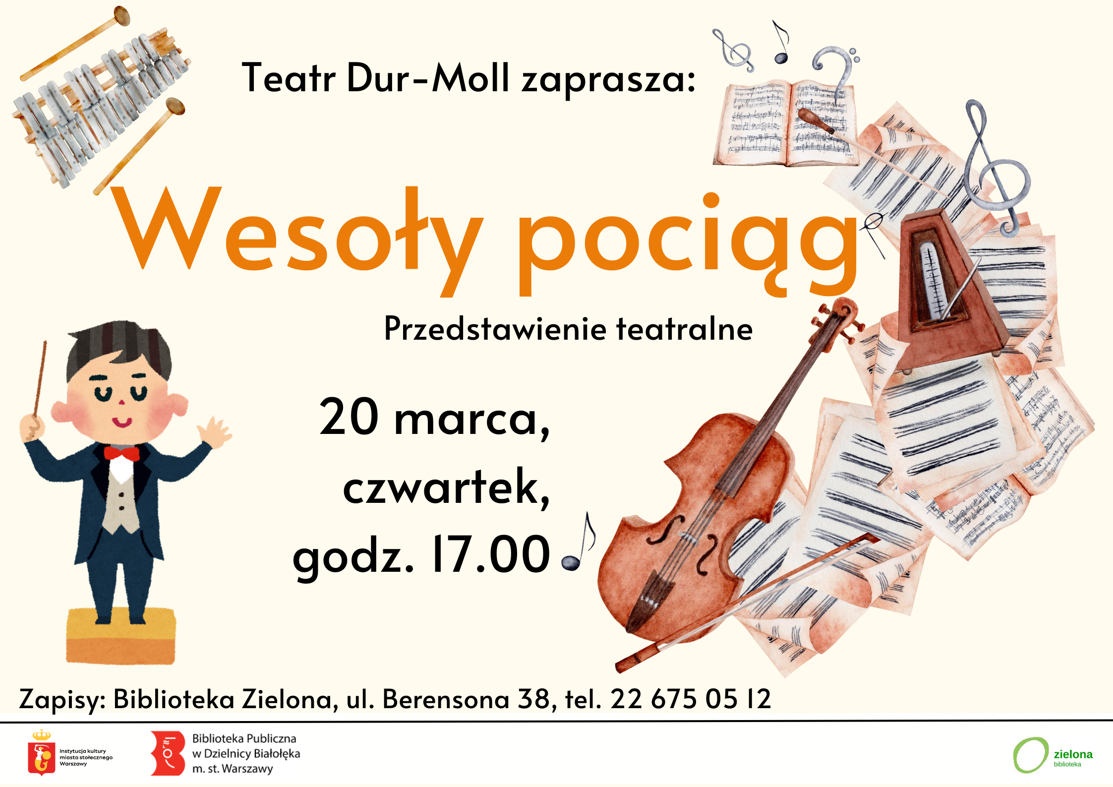 Read more about the article Przedstawienie teatralne w Bibliotece Zielonej.