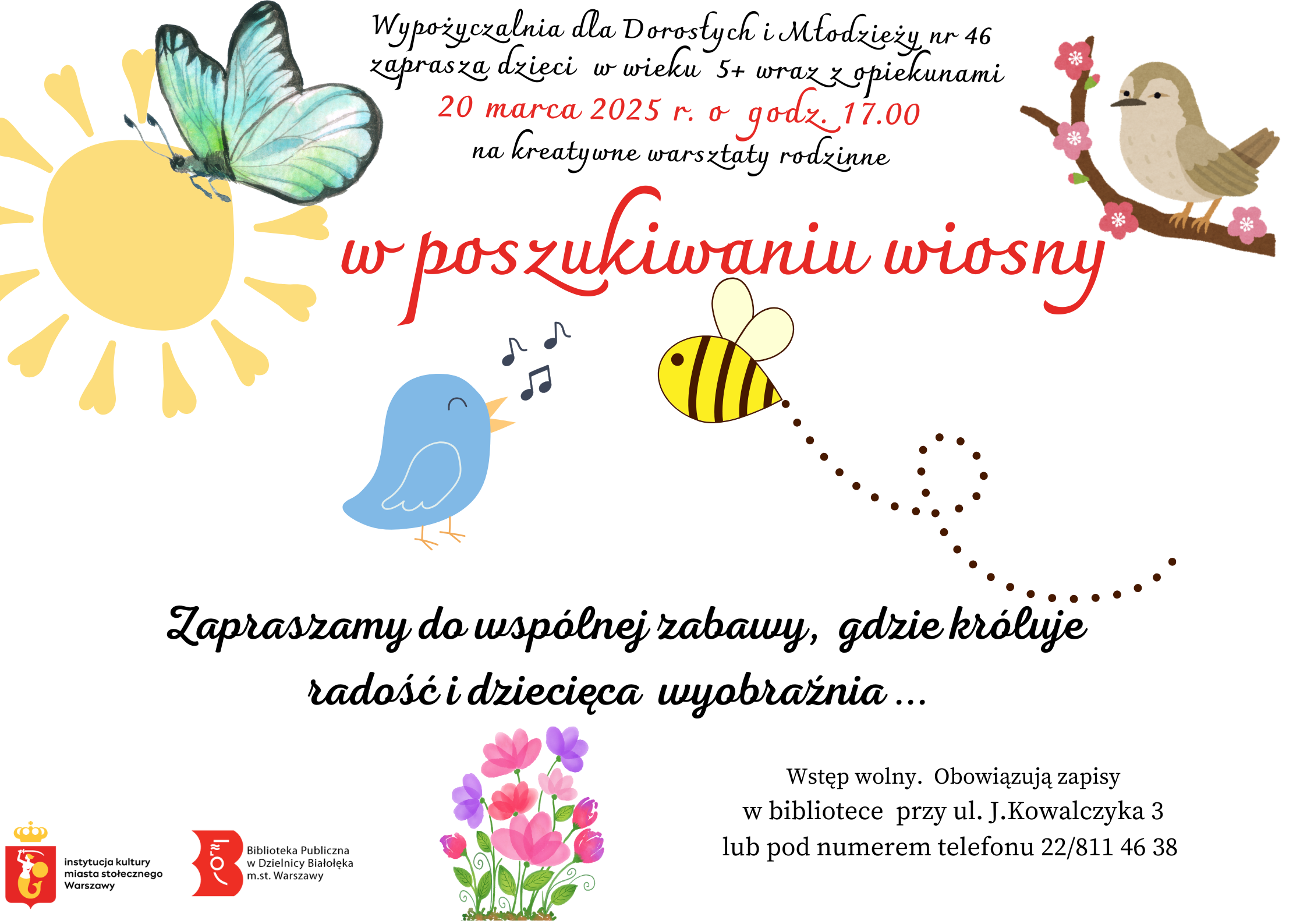 Read more about the article W poszukiwaniu wiosny – warsztaty rodzinne.